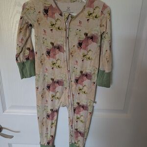 Bamboo Princess and the Frog Footie Pajama